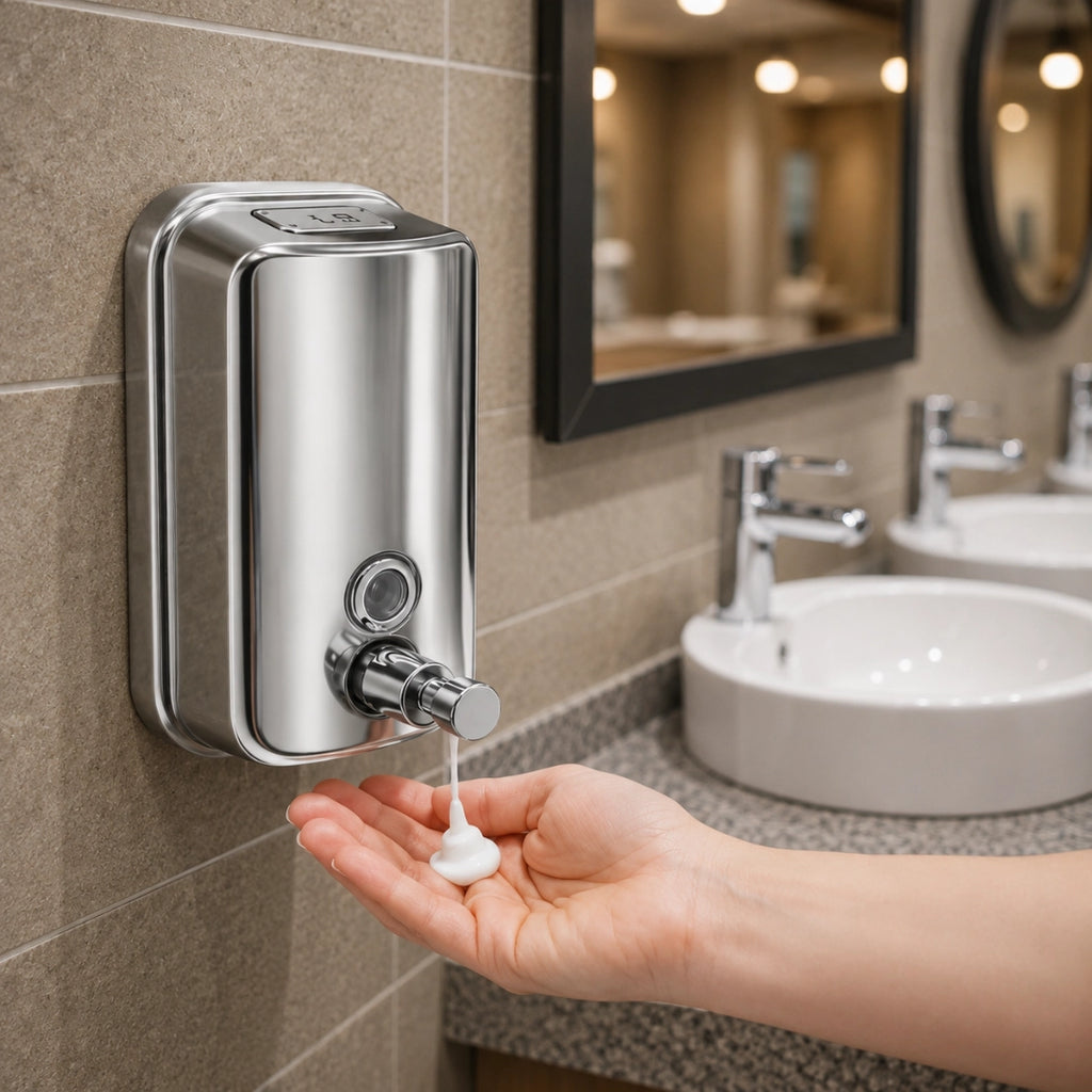 Dispensador de Jabón Acero Inoxidable 304 1000 ml Mural