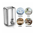 Dispensador de Jabón Acero Inoxidable 304 1000 ml Mural