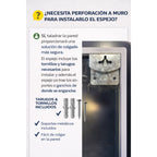 Espejo LED Antivaho 80x60 cm para Baño con Luz LED Integrada y Control Táctil