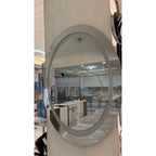 Espejo LED Ovalado 60x80 cm para Baño con Luz Regulable, 2 Tonos de Luz y Control Táctil