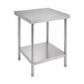 Mesón Central 60x60x90 de Acero Inoxidable 304 para Cocina, Restaurante y Taller