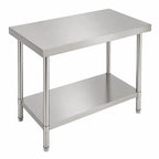 Mesón Central 90x60x90 de Acero Inoxidable 304 para Cocina, Restaurante y Taller