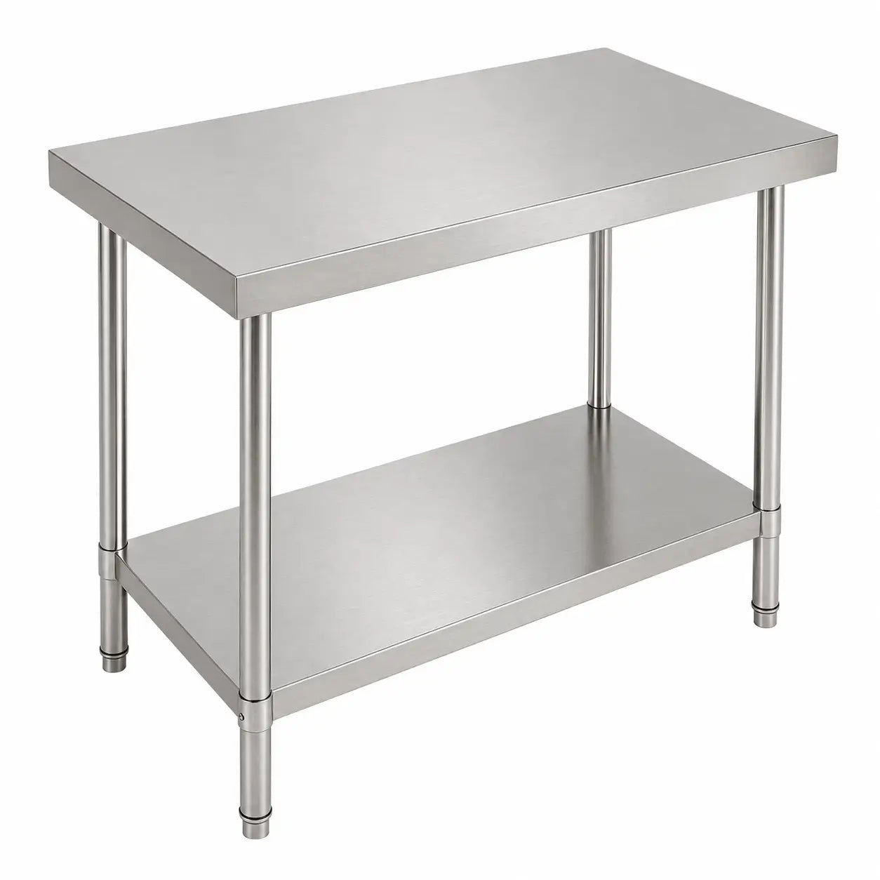 Mesón Central 90x60x90 de Acero Inoxidable 304 para Cocina, Restaurante y Taller