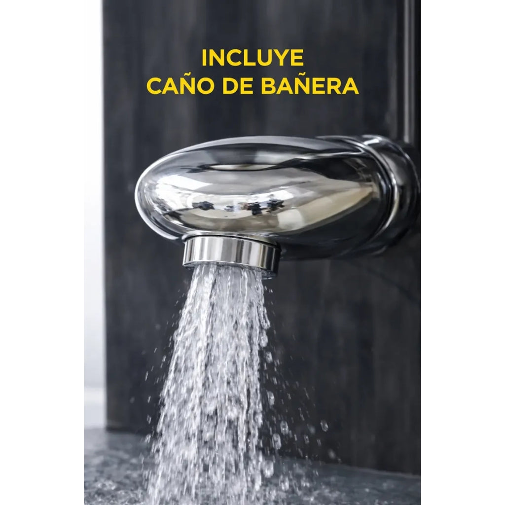 Panel de Ducha Columna Multifunción con Bluetooth – Diseño Moderno y Funcional